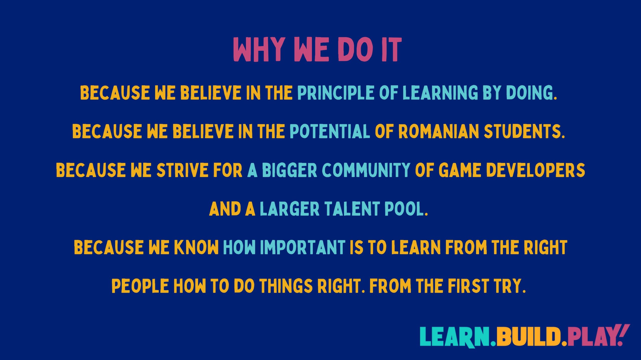 LEARN.BUILD.PLAY! 2022 - Romanian Game Developers Association